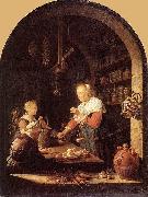 Gerard Dou The Grocer's Shop USA oil painting artist